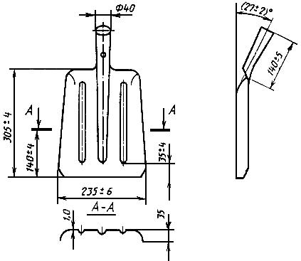 ГОСТ 19596-87 Лопаты. Технические условия (с Изменением N 1)